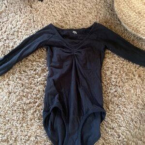 ARQ Black Long Sleeve Bodysuit